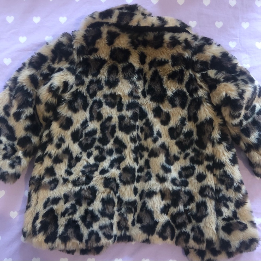 Leopard coat for toddler girls - Picture 6 of 6